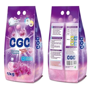 Best Selling Eco Friendly Disposable Lemon Scented Washing Detergent Powder for Apparel with Strong Perfume