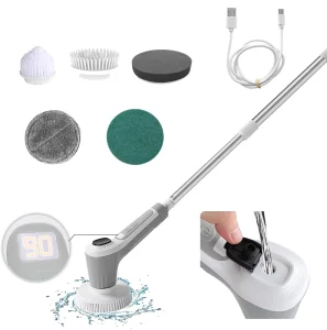 Best Selling Spray Type Electric Cleaning Brush IP68 Waterproof Eco Friendly Design for Floor Kitchen Bathroom Cleaning