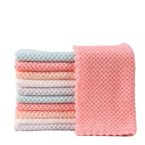 Bilov Microfiber Cleaning Cloths 100% Polyester Cleaning Cloth Absorbent Kitchen Towels Dish Cloths