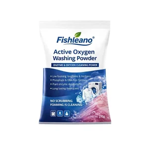 Bio-Enzyme Oxygenating Bubble Wash Powder for Stain and Grease Removal