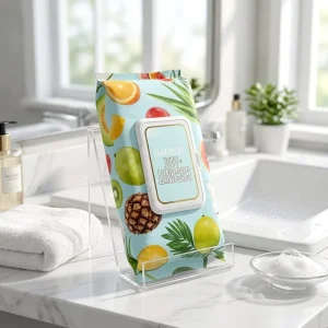 Biodegradable Cleansing Facial Wipes Portable Disposable Non-Woven Makeup Removing Wipes