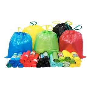 Biodegradable Clear Trash Bags 20 35L Garbage Bags Recyclable & Sustainable Wastebasket Bin Liners for Bathroom Bedroom