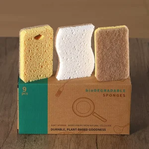 Biodegradable Coconut Dish Sponge with Double-Sided Design