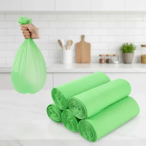 Biodegradable Compostable 13 Gallon Trash Bags for Household Waste