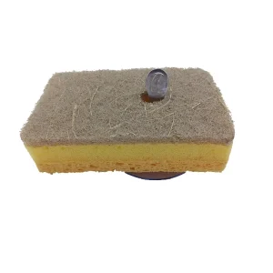 Biodegradable Compostable Cellulose Coconut Scouring Pads and Sponges with Suction Hanger