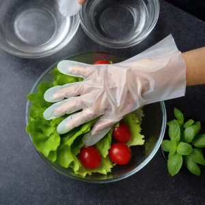 Biodegradable Compostable Disposable Gloves PLA PBAT Cornstarch Material