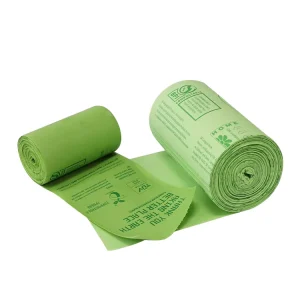 Biodegradable Cornstarch Printed Household Trash Bag Eco Friendly Large Garbage Bag with Custom Packaging