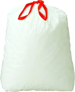 Biodegradable Disposable Dustbin Trash Garbage Bag with Drawstring