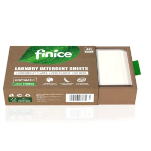 Biodegradable Disposable Solid Laundry Detergent Sheets Super-Concentrated Fresh Scent Low Foam