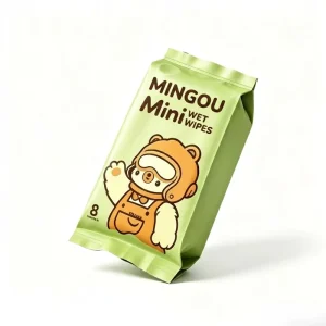 Biodegradable Flushable Antibacterial Scented Environmentally Friendly Soft Comfortable Portable Baby Cleansing