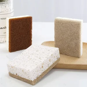 Biodegradable High-Absorbent Dishwashing Sponge Scourer