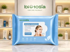 Biodegradable Individually Wrapped Cleaner Wipes Facial Cleansing Makeup Remover Wipes for Sensitive Skin