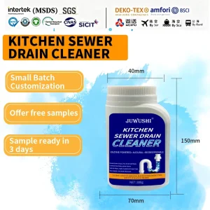 Biodegradable Kitchen Drain Cleaner Spray Natural Enzyme Formula for Daily Pipe Care Odor Removal 300g