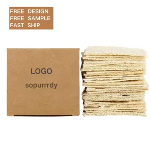 Biodegradable Natural Coconut Fiber Dishwashing Sponge Pad for Kitchen Cleaning