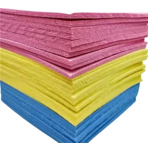 Biodegradable Natural Wood Pulp Fiber Cotton Cellulose Sponge Block Soft Raw Material for Kitchen Use