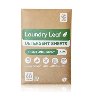 Biodegradable Organic Enzyme Stain Remover Laundry Detergent Sheets