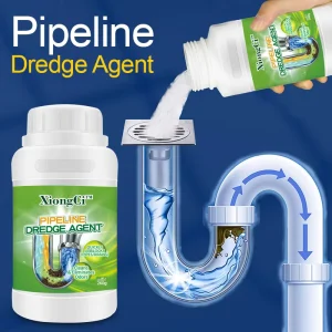 Biodegradable Powder Dredging Agent for Drainage Pipes and Ditches, Bathroom Drain Pipe Cleaner