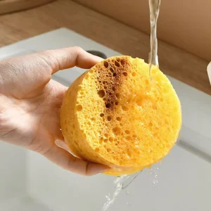 Biodegradable Reusable Face Wash Cellulose Sponge Puff