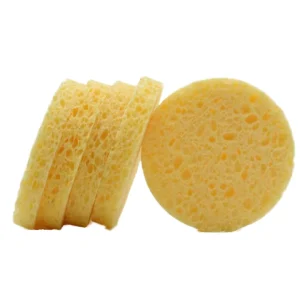 Biodegradable Reusable Face Wash Cellulose Sponge Puff Eco-Friendly Face Cleansing Sponges and Scouring Pads
