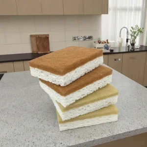 Biodegradable Sponge Scouring Pad with 750%-2000% Water Absorption