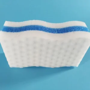Biodegradable Three-Layer Kitchen Dishwashing Scouring Pad