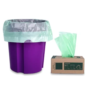 Biodegradable and Compostable Heavy Duty Trash Bags on Roll Large Capacity Plastic Garbage Bags for Household Use