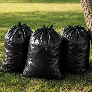 Black Garbage Bags for 40 50 Gallon Trash Bags Affordable Heavy Duty Contractor Industrial Can Liners Refuse Sacks