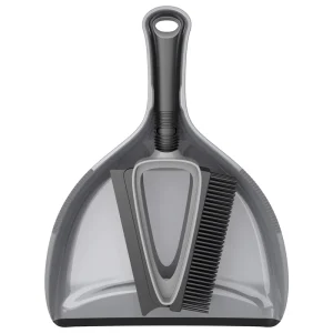 Black Hand Broom, Squeegee, and Dustpan Set