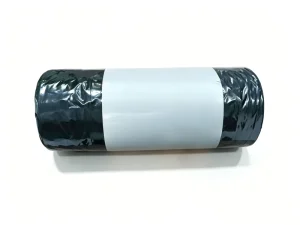 Black Household PE Trash Liner Bags, Waterproof, Heat-Sealed, OEM Customizable, for Contractors and Garbage Bins