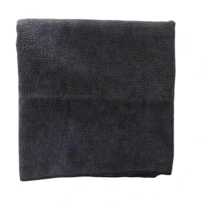 Black Microfiber Terry Cleaning Cloth