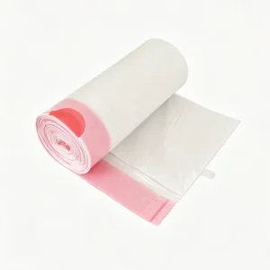 Black White High Quality Recyclable HDPE Eco Friendly Scented Trash Bag 13 Gallons Drawstring Packaging Carton Custom for