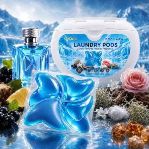 Blue 8X Cleaning Power Long Lasting Fine Fragrance Eco Friendly Disposable Color Care Laundry Pods Commercial Use