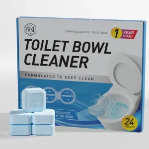Blue Color Solid Shape Toilet Bowl Cleaner Sheets Household Chemicals for Disposal Toilet Washing Cleaning Tablets Stocked