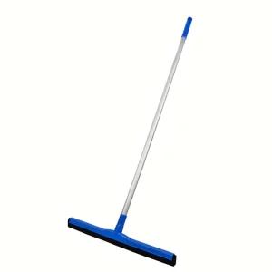 Blue Multicolor EVA Dry Water Floor Squeegee Soft Rubber Cleaning Tool with Steel or Aluminum Handle for Household