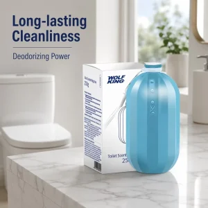 Blue Toilet Bowl Cleaner Gel 250g Hanging Rope Deodorizing Solid Cleaner for Bathroom