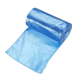 Blue and Black Plastic Household Garbage Bags, Contractor Trash Bags