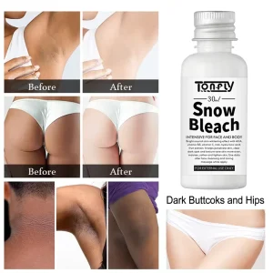 Body Cream Whitening Cream Snow Bleach Cream Intimate Underarms Bikini Area Remove Dark Spots Inner Thigh Whitening Face Cream