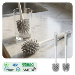 Bottle Cleaning Brush with Soft PP Bristles for Cups, Mugs, and Baby Bottles