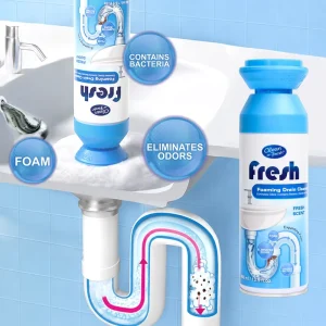 Bottled Foaming Drain Cleaner for Sinks, Toilets, and Kitchen Pipes