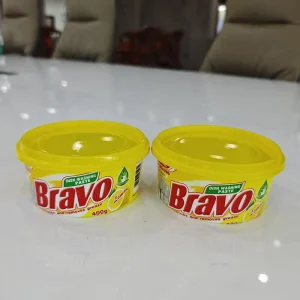Bravo 400g Lemon Scent Dish Washing Paste Effective Degreasing Handguard Quality Attacks and Removes Grease Dish Wash Detergent