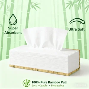 Breeze Soft Facial Tissue Virgin Wood Pulp Gentle Skin Friendly Absorbent for Household Office Daily Use Tissue Paper Stars
