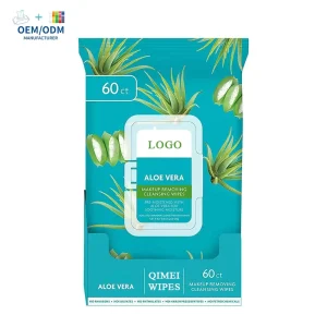 Brightening Moisturizing Makeup Remover Wipes Waterproof Pore Refining Facial Tissues Hypoallergenic Cleaning Towelettes