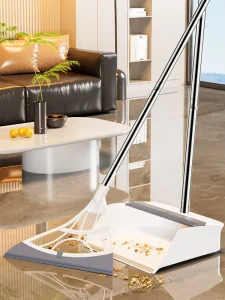 Broom Dustpan Home Set New Non stick Hair Thickened Magic Sweeping Combination Plastic Handle Ckiki Model 16857
