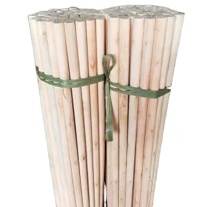 Brooms & Dustpans Wooden Handles Natural Broomstick 120*2.2cm Wooden Broom Stick Dustpan and Brush Set with Wood Stick
