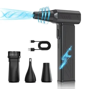Brushless Motor Fan Large Battery Capacity Rechargeable Handheld Air Duster Multi-Purpose Turbo Fan
