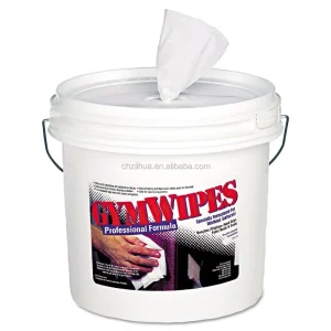 Bucket Dispenser Gym Equipment Cleaning Wipes Spunlace Nonwoven Fabric Roll