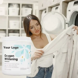 Budget Friendly Powder Oxygen Whitening High Quality Laundry Whitener and Stain Remover Powder Color Safe Bleach