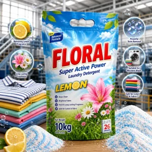 Bulk 10kg Laundry Detergent Powder Powerful Stain Removal Long Lasting Fragrance Flexible OEM ODM Private Customization Services