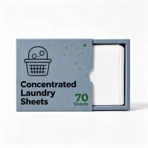 Bulk 70 Pcs Natural Plant Based Laundry Soap Sheets Factory Price