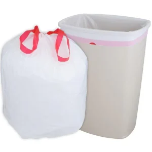 Bulk Biodegradable Colored 13 Gallon Drawstring Garbage Bags